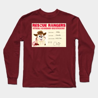 Chip: Rescue Rangers I.D. Long Sleeve T-Shirt